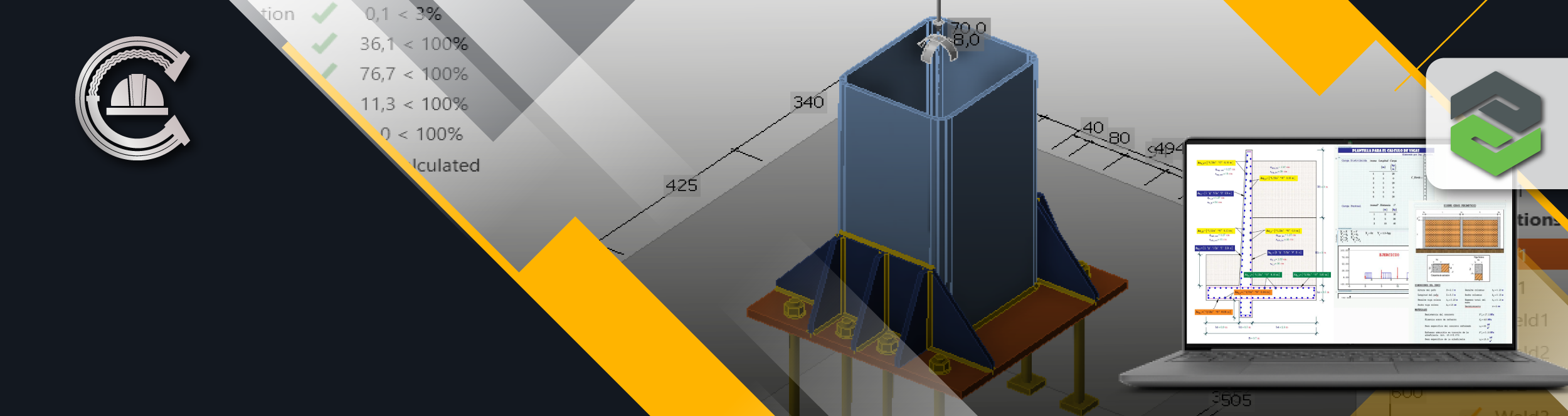 PROGRAMACIÓN Y ELABORACIÓN DE PLANILLAS MATHCAD PARA INGENIERÍA ESTRUCTURAL