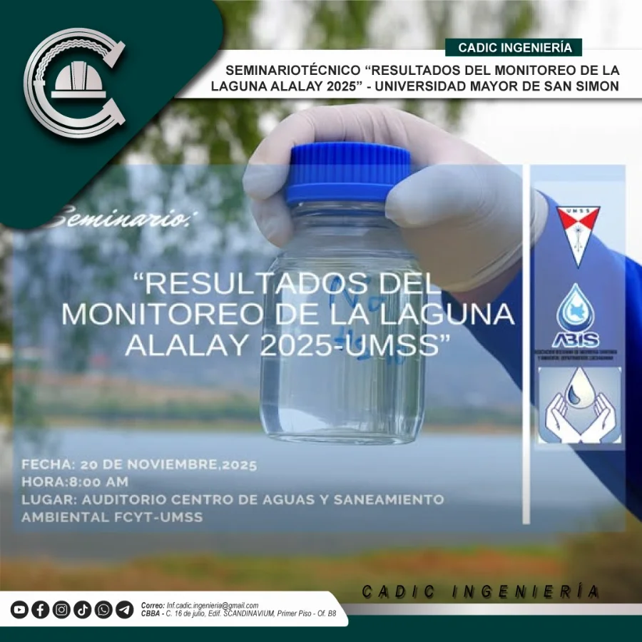 📣 𝗖𝗔𝗗𝗜𝗖 𝗽𝗿𝗲𝘀𝗲𝗻𝘁𝗲 𝗲𝗻 𝗲𝗹 𝗦𝗲𝗺𝗶𝗻𝗮𝗿𝗶𝗼 𝗧𝗲́𝗰𝗻𝗶𝗰𝗼 ❞𝗥𝗲𝘀𝘂𝗹𝘁𝗮𝗱𝗼𝘀 𝗱𝗲𝗹 𝗠𝗼𝗻𝗶𝘁𝗼𝗿𝗲𝗼 𝗱𝗲 𝗹𝗮 𝗟𝗮𝗴𝘂𝗻𝗮 𝗔𝗹𝗮𝗹𝗮𝘆 𝟮𝟬𝟮𝟱 – 𝗨𝗠𝗦𝗦❞ 💚👷🏻‍♀️👷🏻